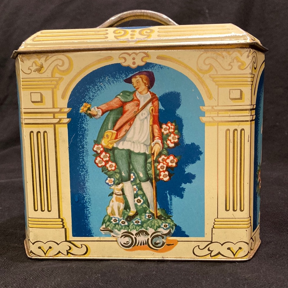 Vintage Regal Crown Murray Allen Decorative Canister with Lid